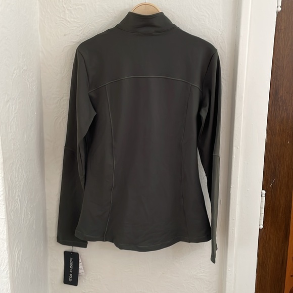 GYM RAINBOW Women's Workout Jacket Size L In Moss Green - Picture 6 of 6
